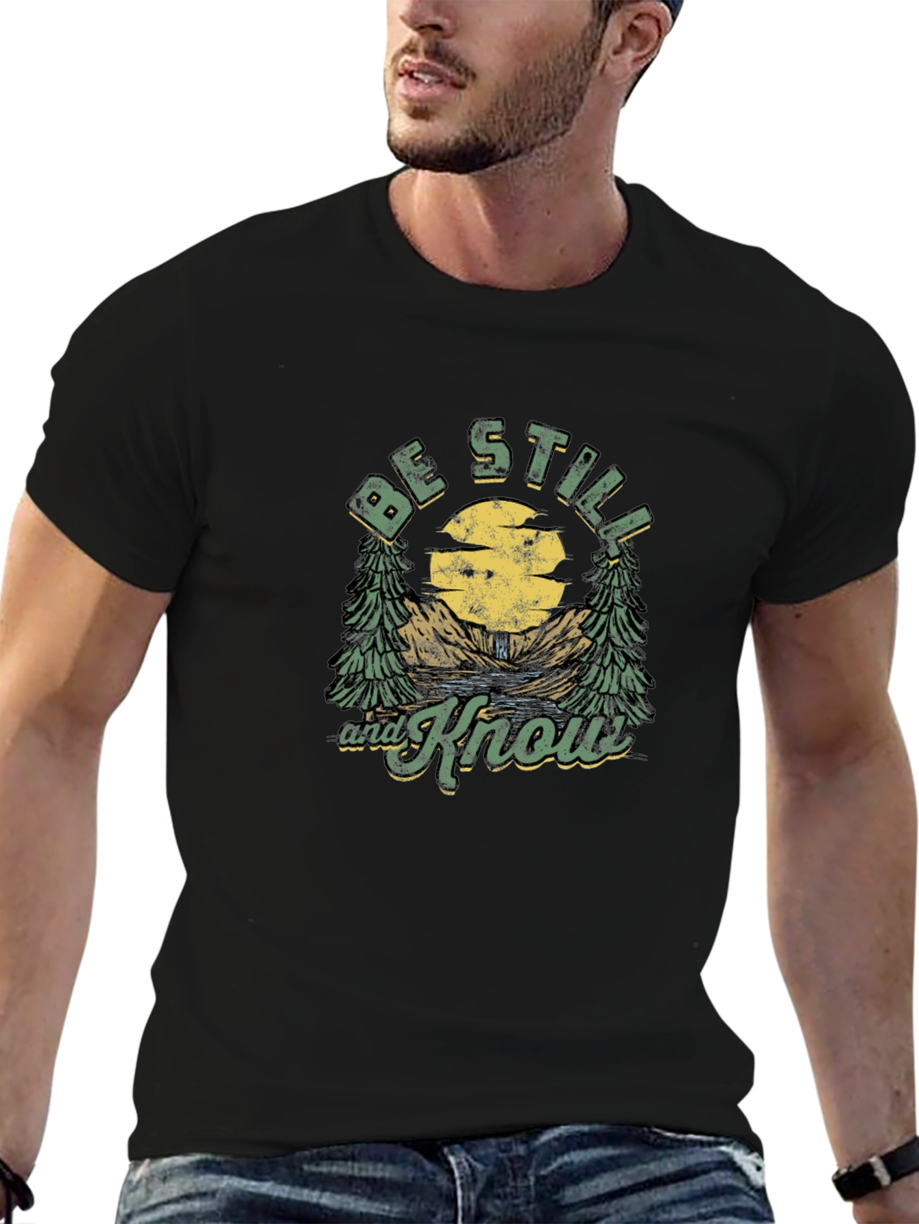 Be Still and Know T-Shirt - Nature Graphic Tee