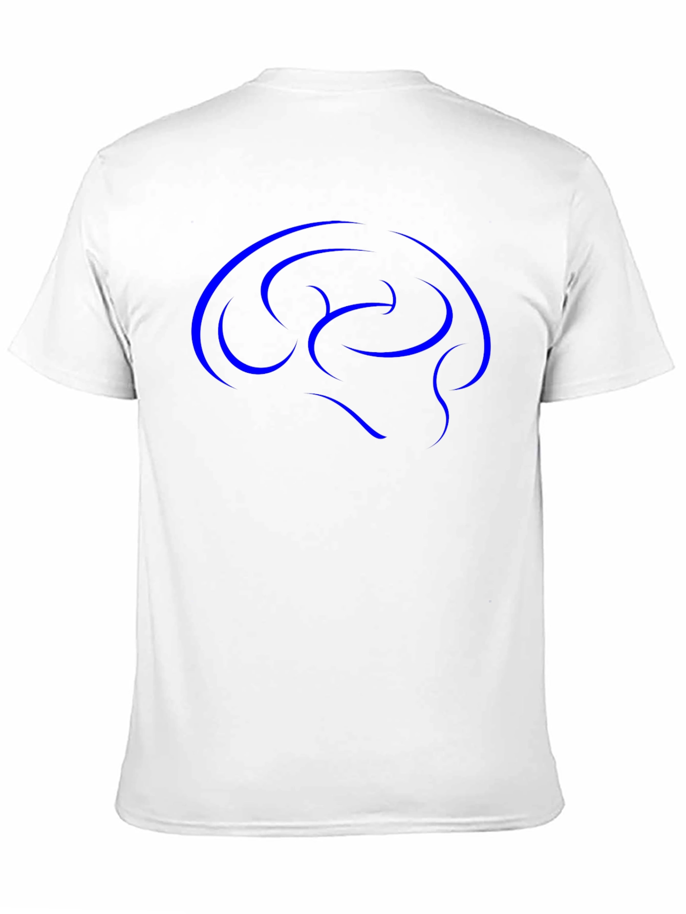 Abstract Brain Graphic Tee - Black