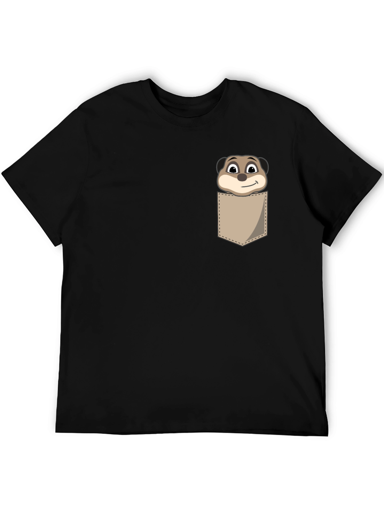 Meerkat Pocket T-Shirt - Novelty Animal Tee