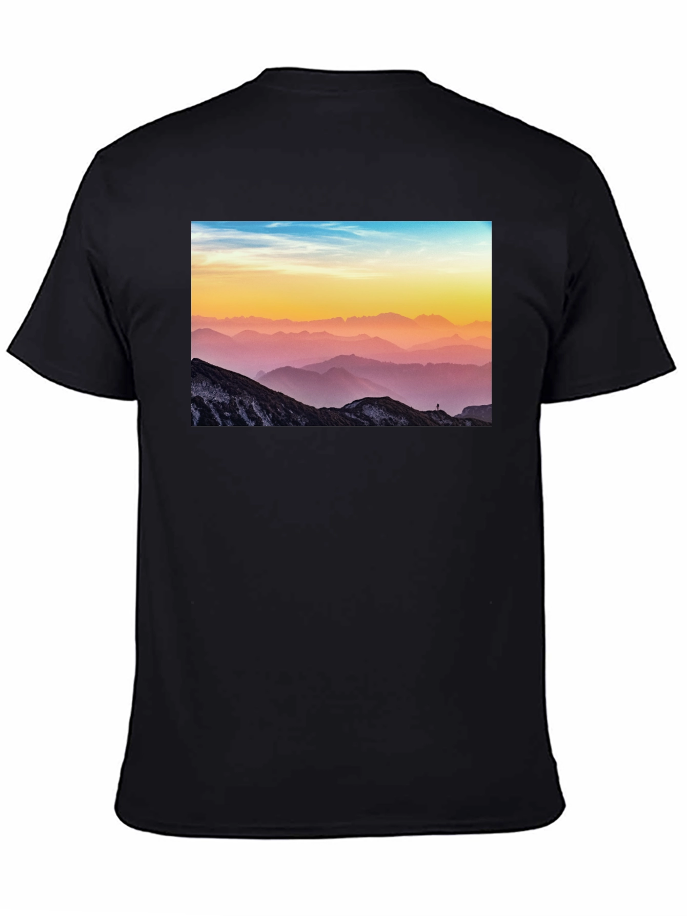 Mountain View Graphic Tee - Black