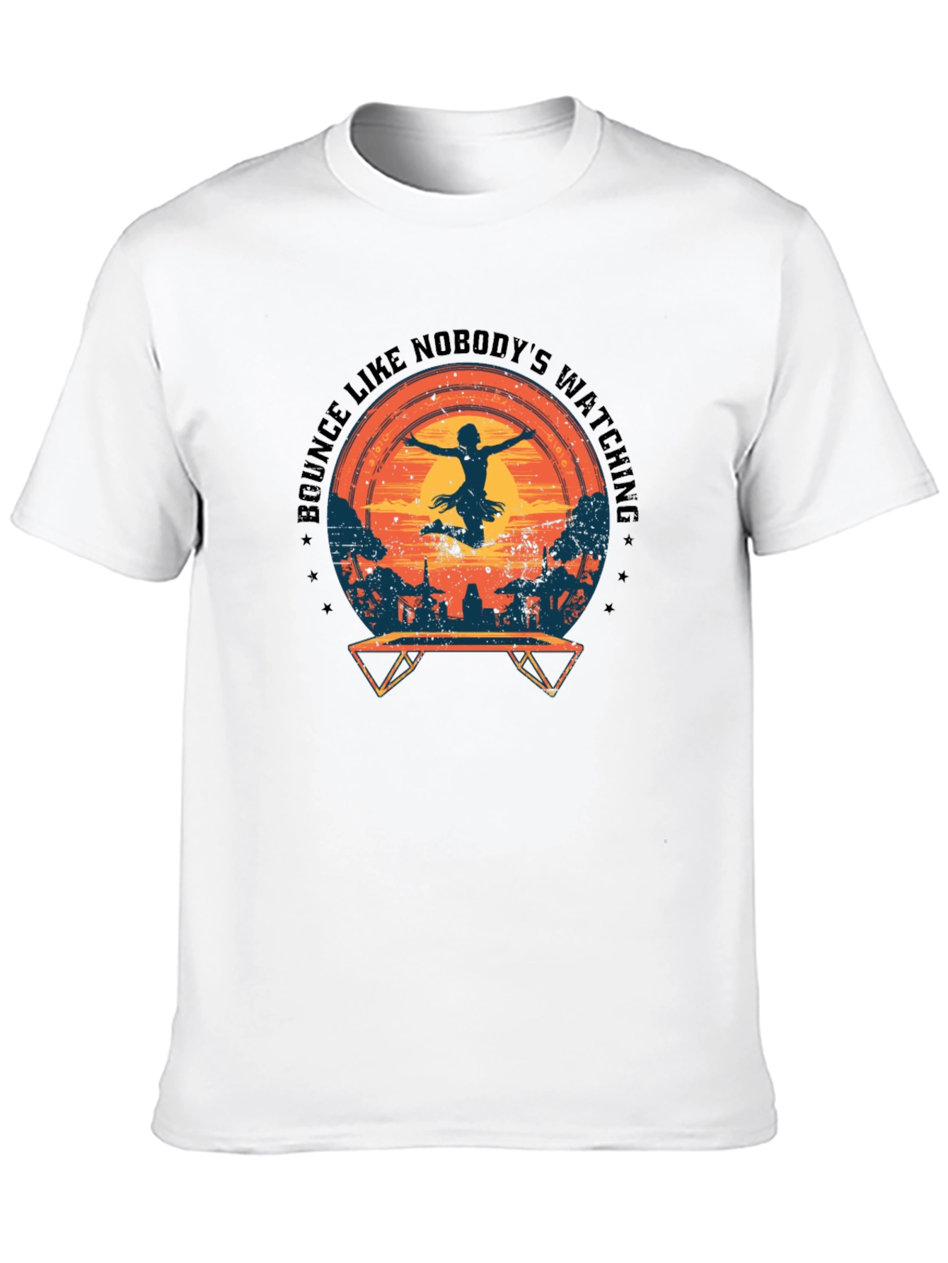 Bounce Like Nobodys Watching Black T-Shirt