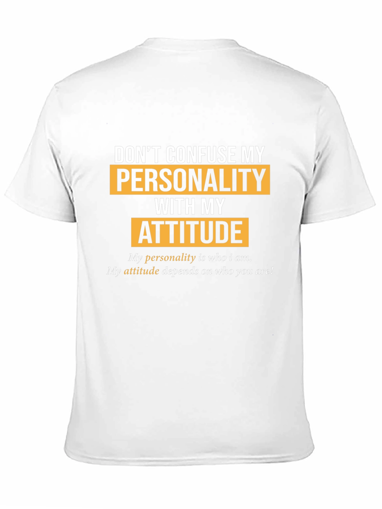 Personality vs. Attitude Graphic T-Shirt