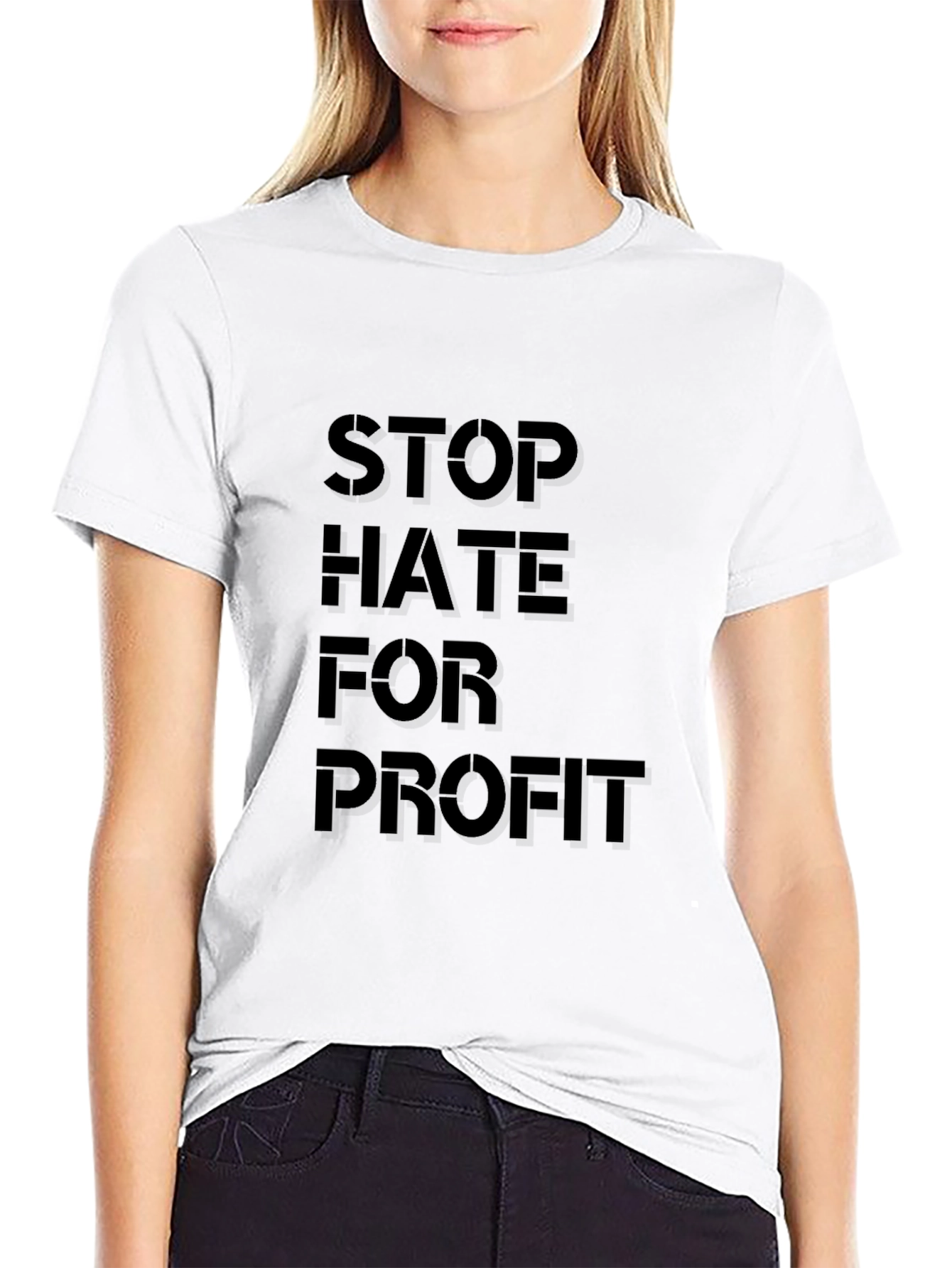 Stop Hate For Profit - Black T-Shirt