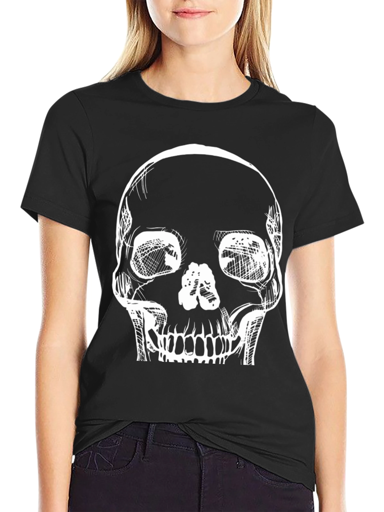 Skull Graphic Black T-Shirt