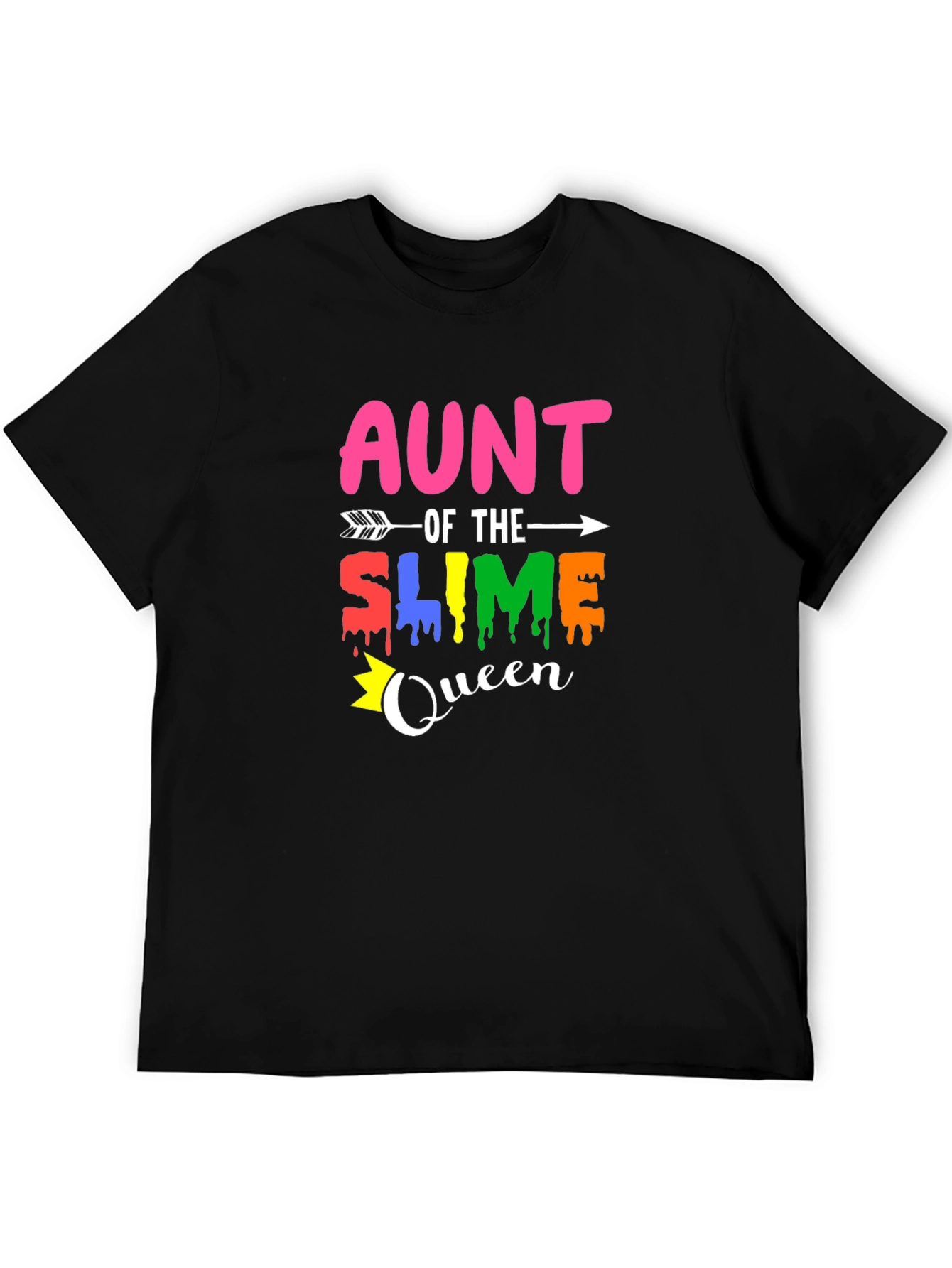 Aunt of the Slime Queen Black T-Shirt