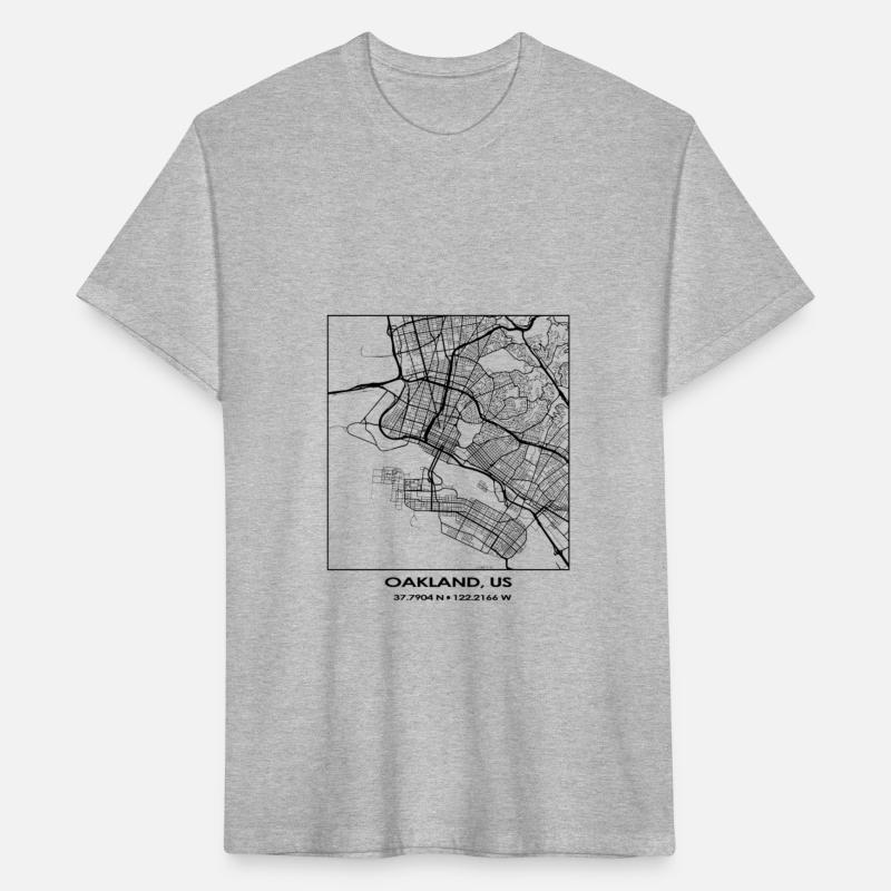 Oakland City Streets Map