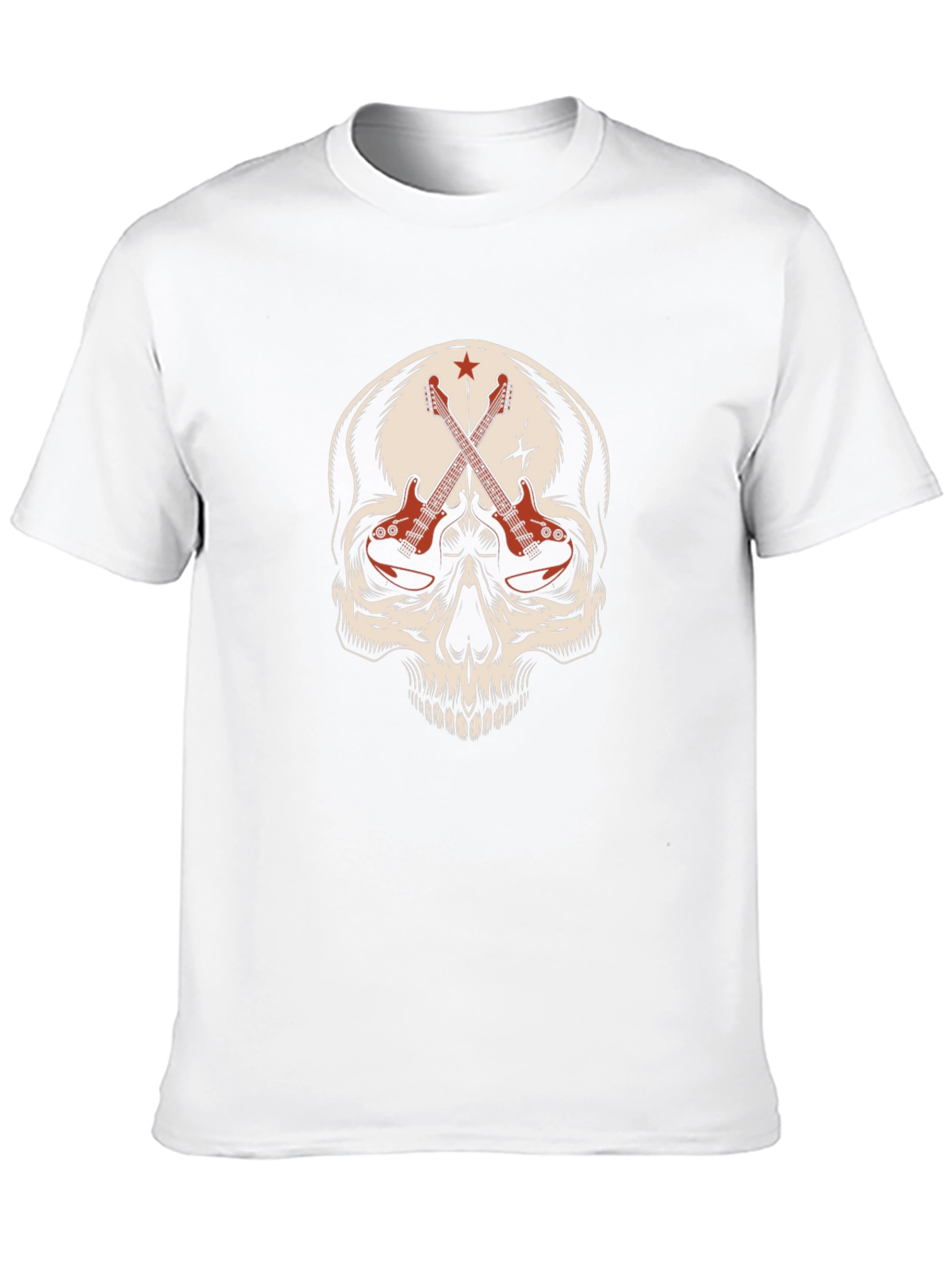Skull & Guitars Graphic Tee