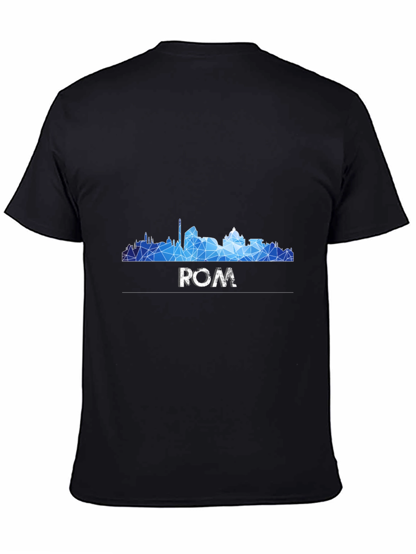 Rome Skyline Graphic Tee - Geometric Print