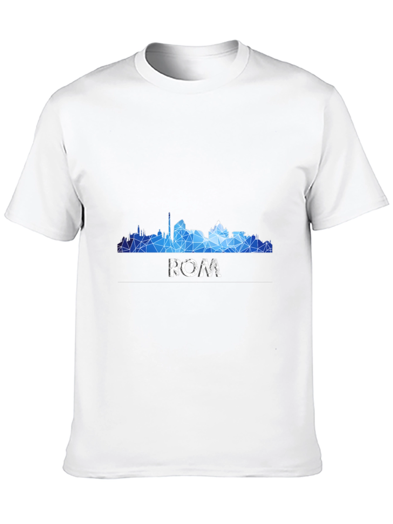 Rome Skyline Graphic Tee - Geometric Print