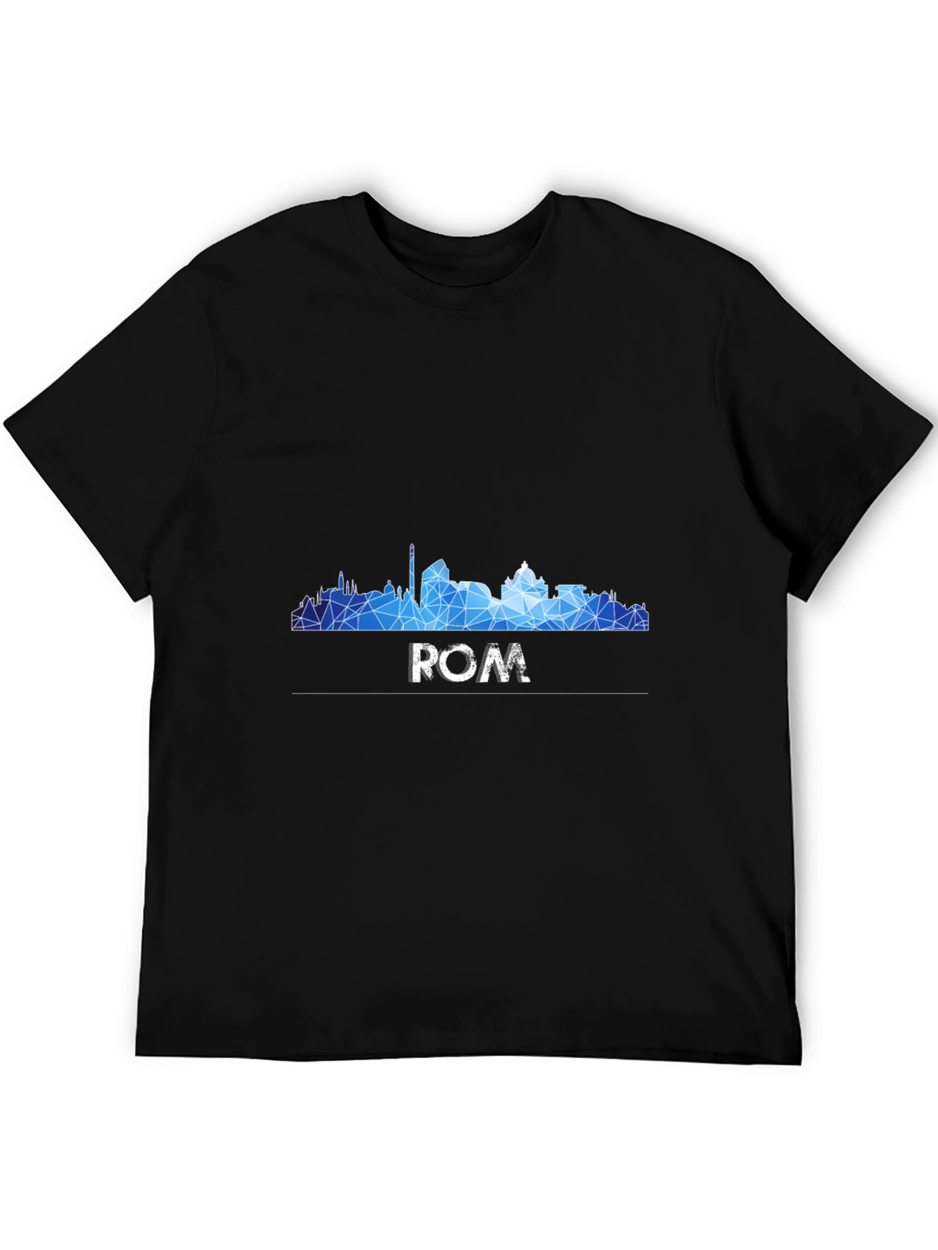 Rome Skyline Graphic Tee - Geometric Print