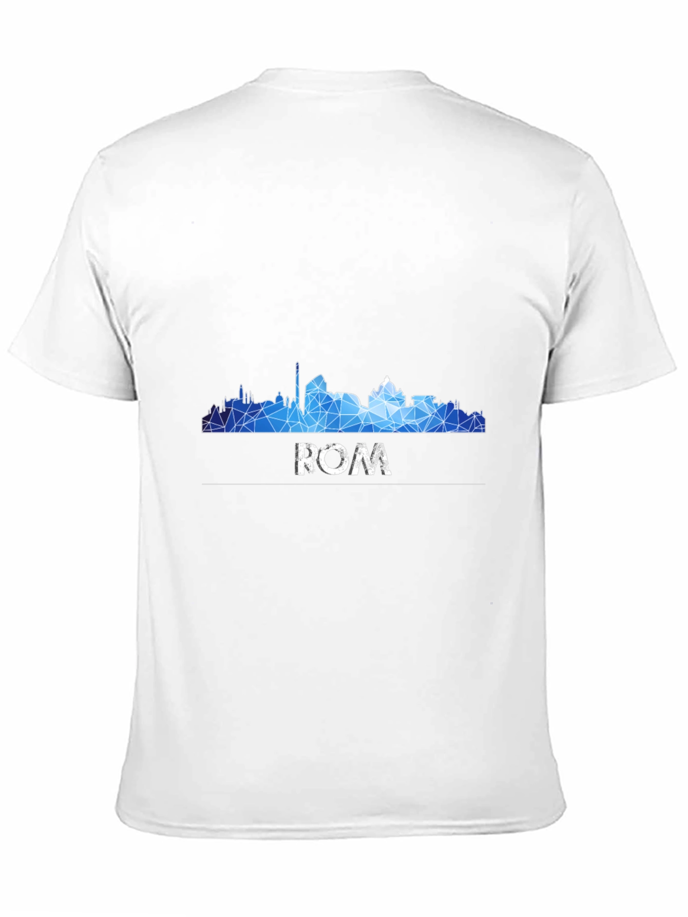 Rome Skyline Graphic Tee - Geometric Print