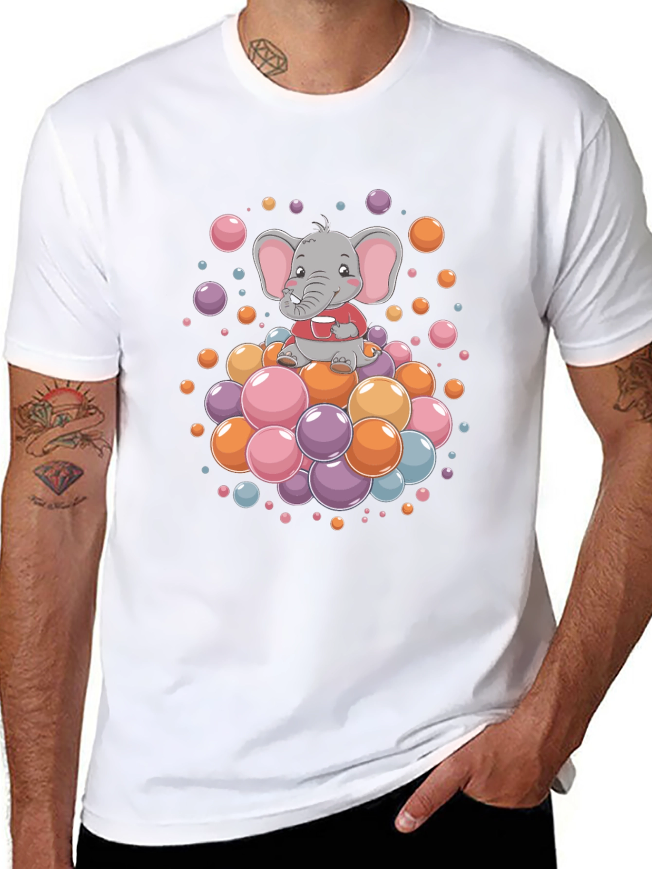 Elephant Bubble T-Shirt