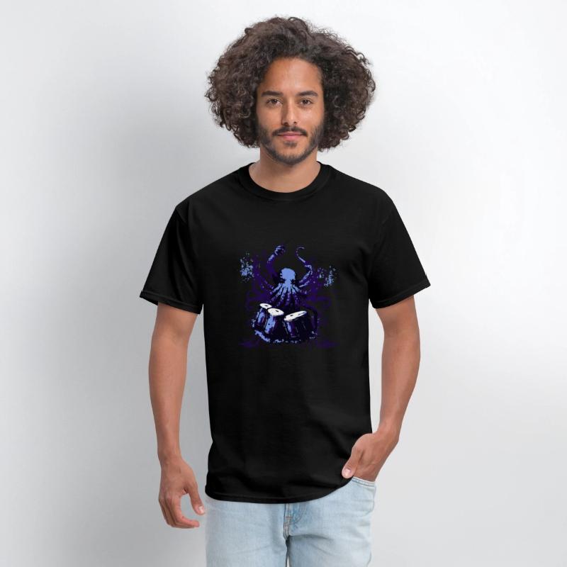 Octopus Drum Conductor – Musical Sea Monster Art