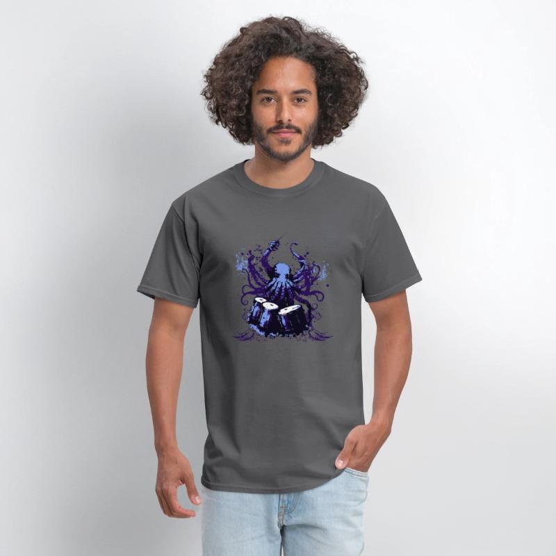 Octopus Drum Conductor – Musical Sea Monster Art