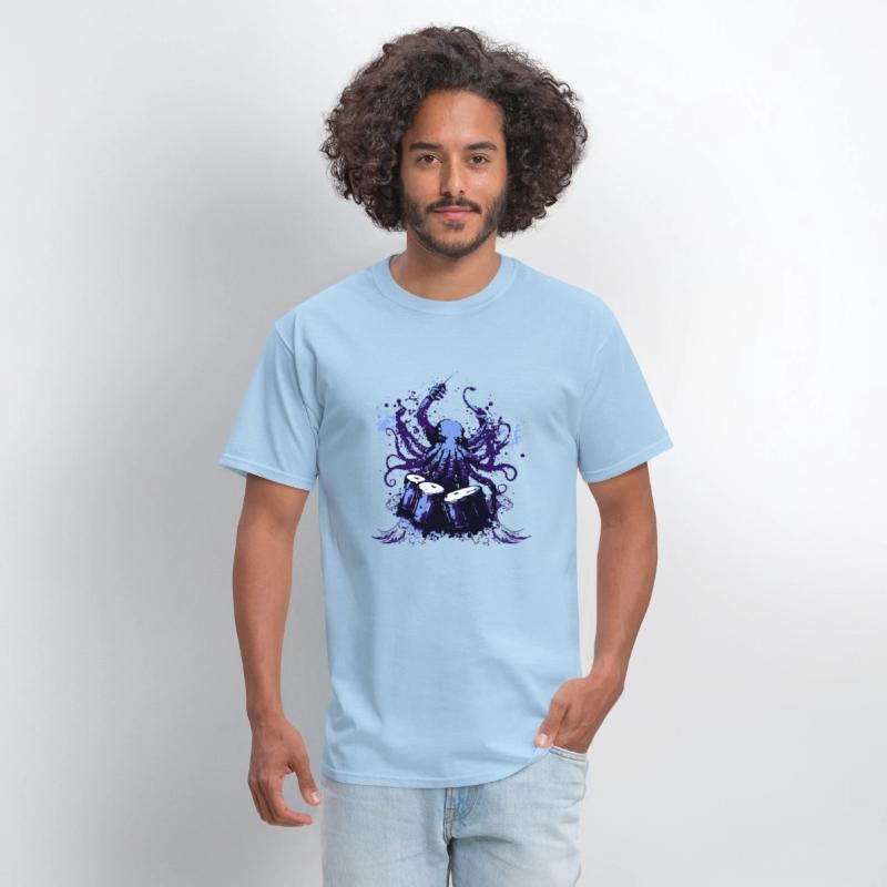 Octopus Drum Conductor – Musical Sea Monster Art