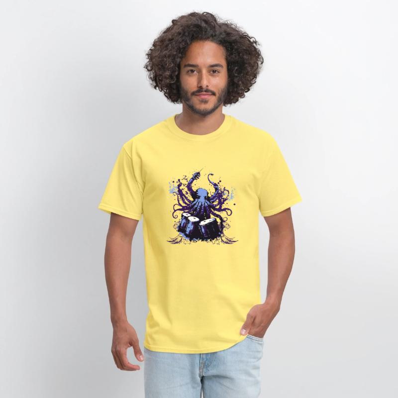 Octopus Drum Conductor – Musical Sea Monster Art