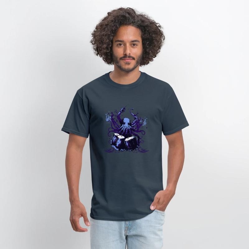 Octopus Drum Conductor – Musical Sea Monster Art