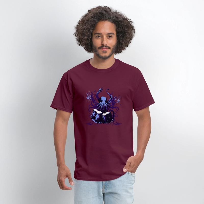 Octopus Drum Conductor – Musical Sea Monster Art