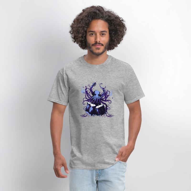 Octopus Drum Conductor – Musical Sea Monster Art
