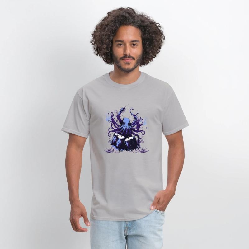 Octopus Drum Conductor – Musical Sea Monster Art