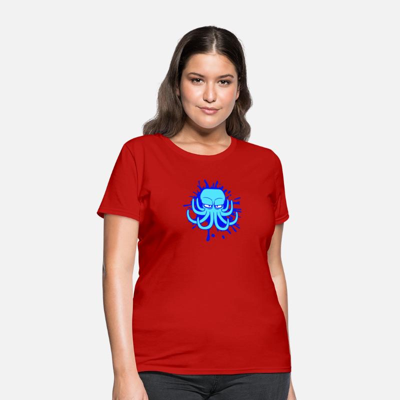 Octopus ink stain drop graffiti spray evil bad fun