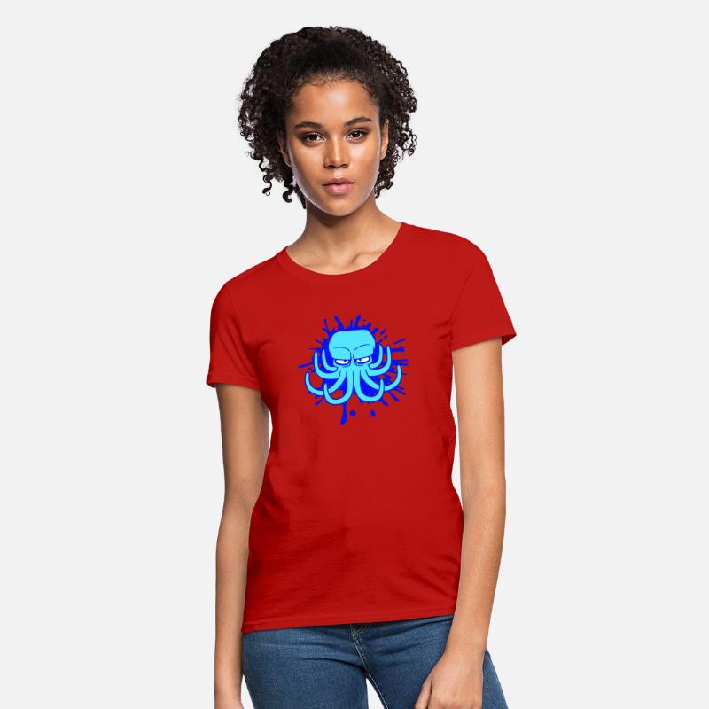 Octopus ink stain drop graffiti spray evil bad fun