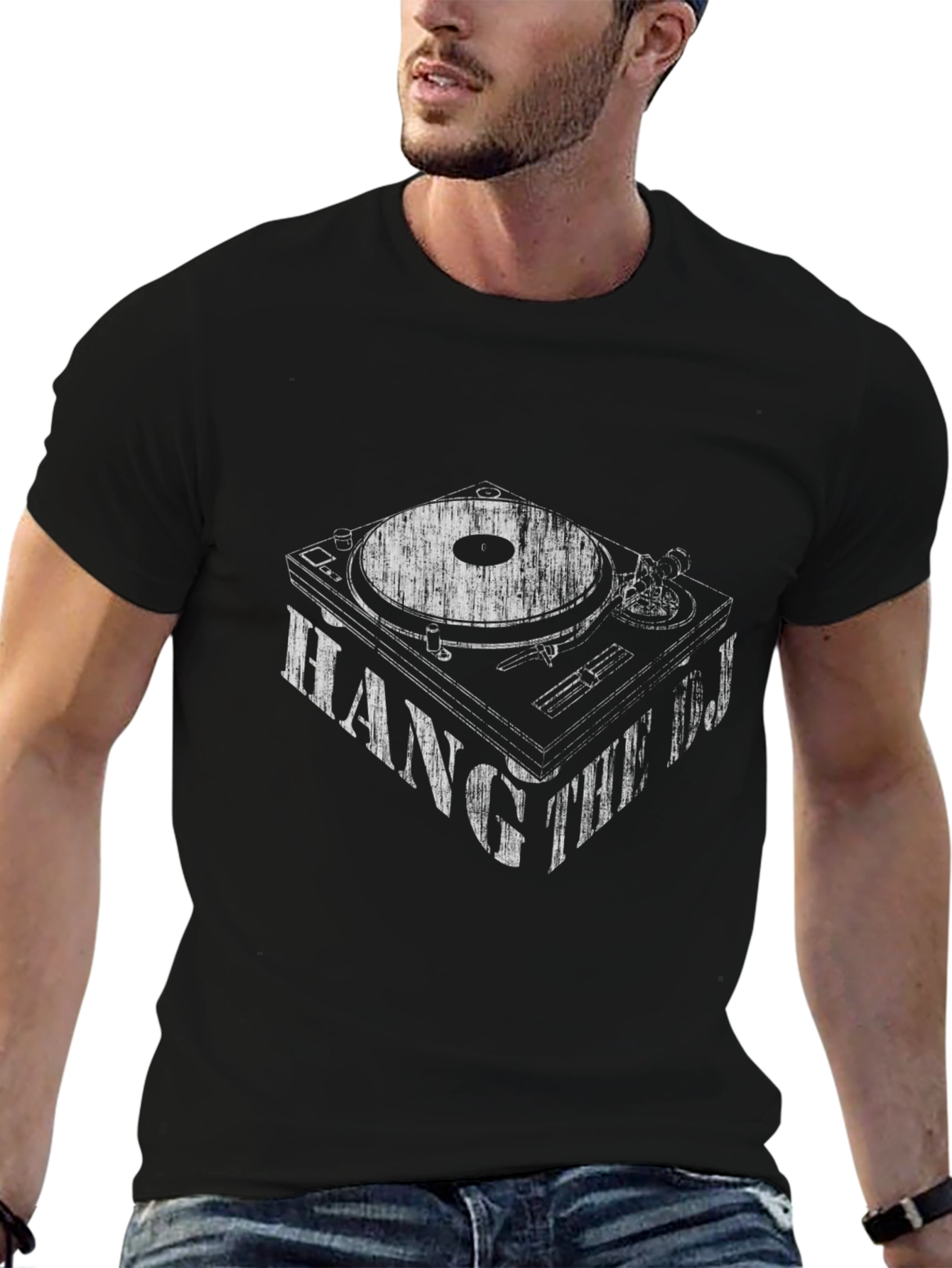 Hang The DJ Turntable Graphic Tee