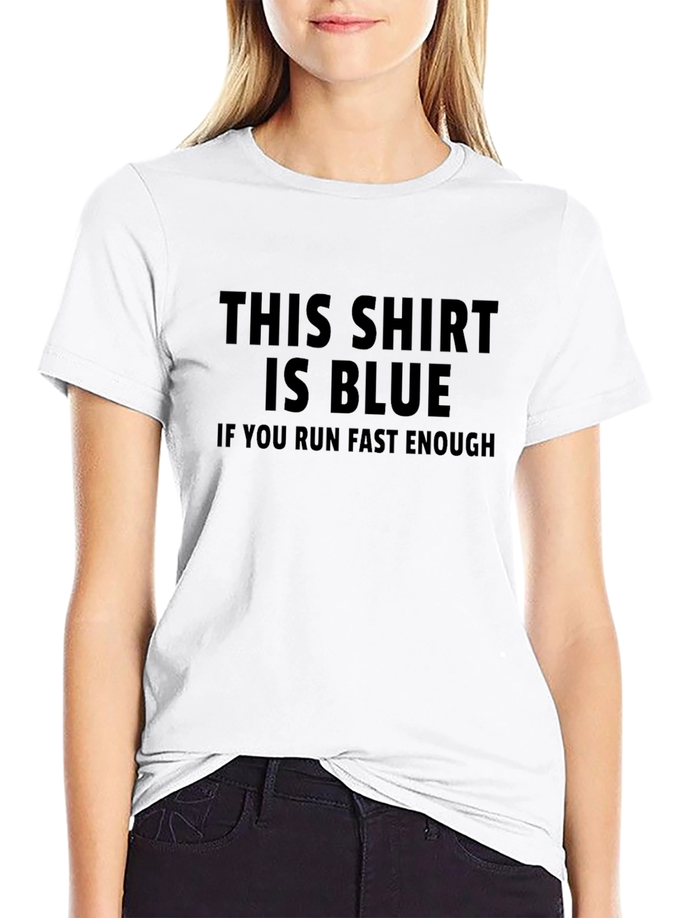 Funny This Shirt Is Blue T-Shirt