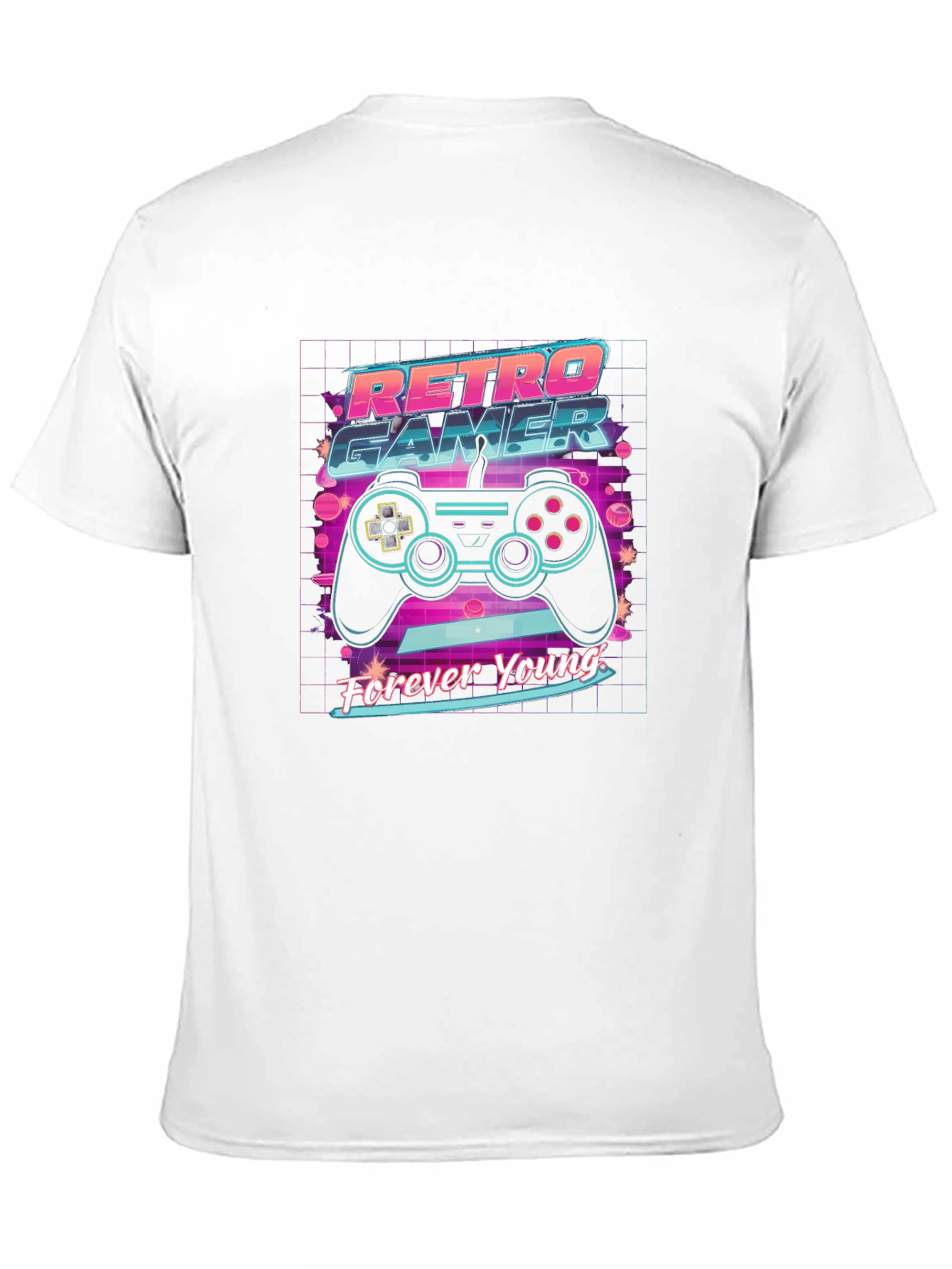 Retro Gamer T-Shirt - Forever Young Design