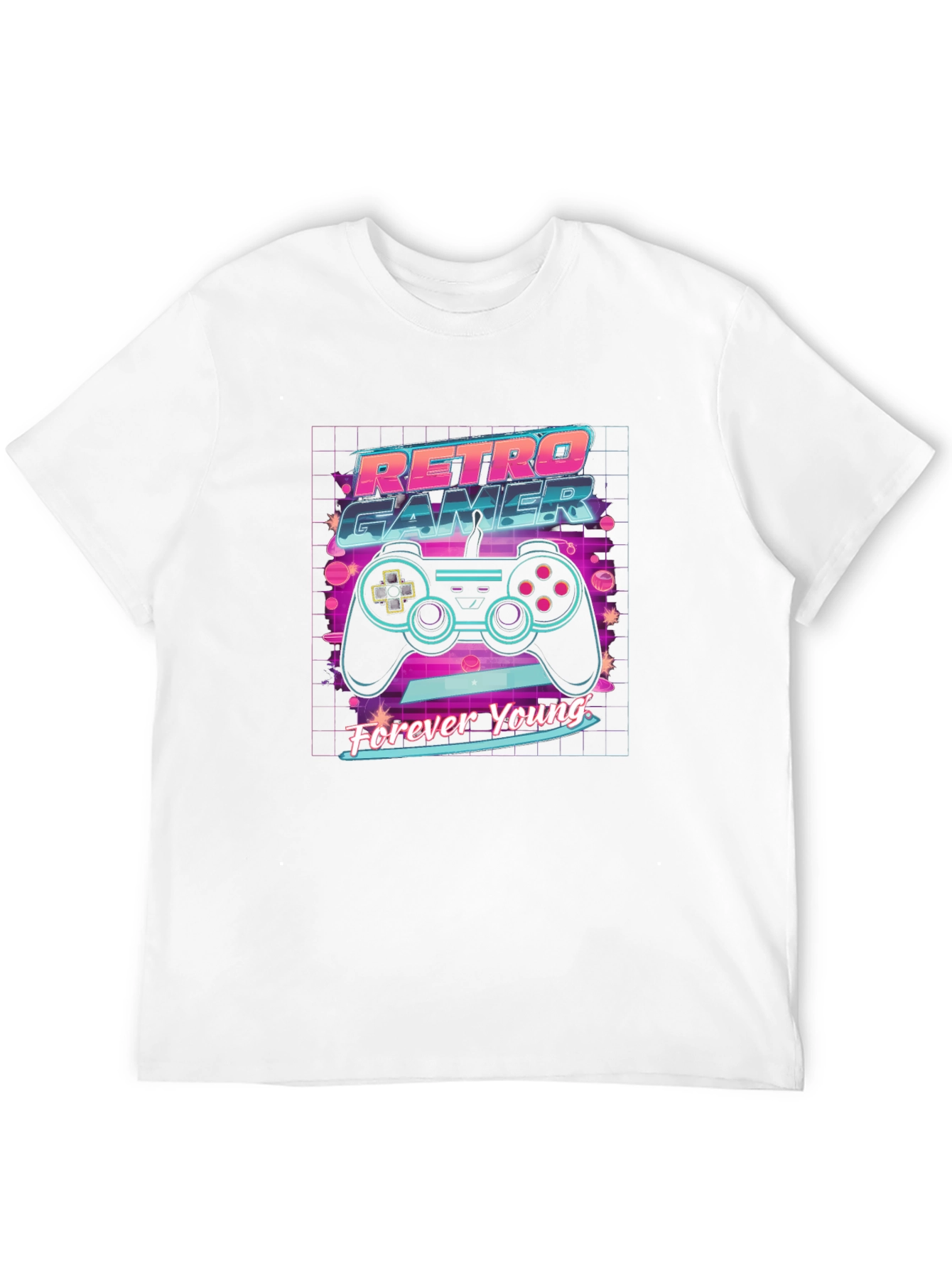 Retro Gamer T-Shirt - Forever Young Design