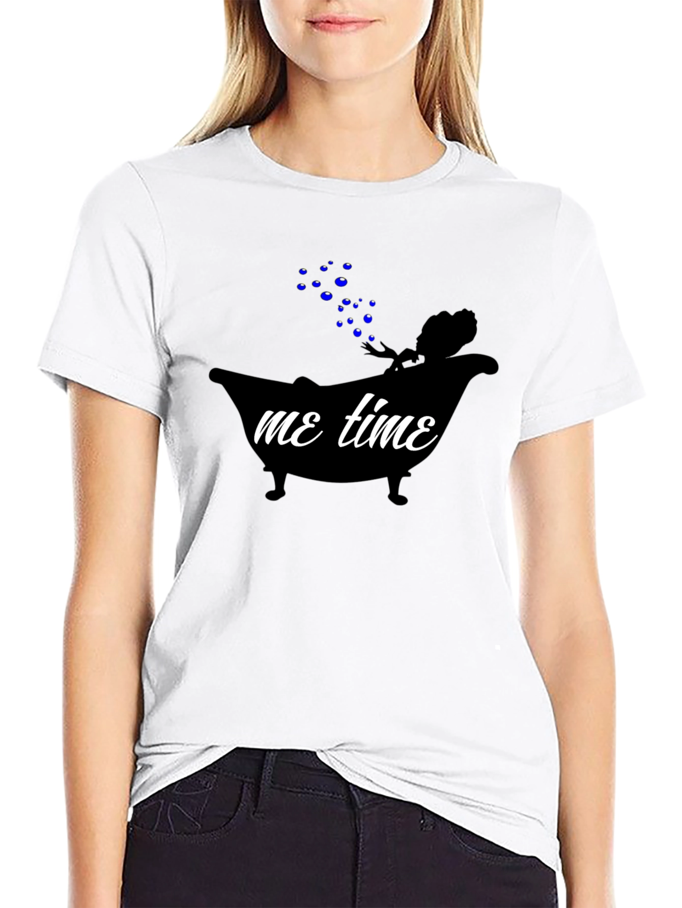 Me Time T-Shirt - Relaxing Bathtub Graphic Tee