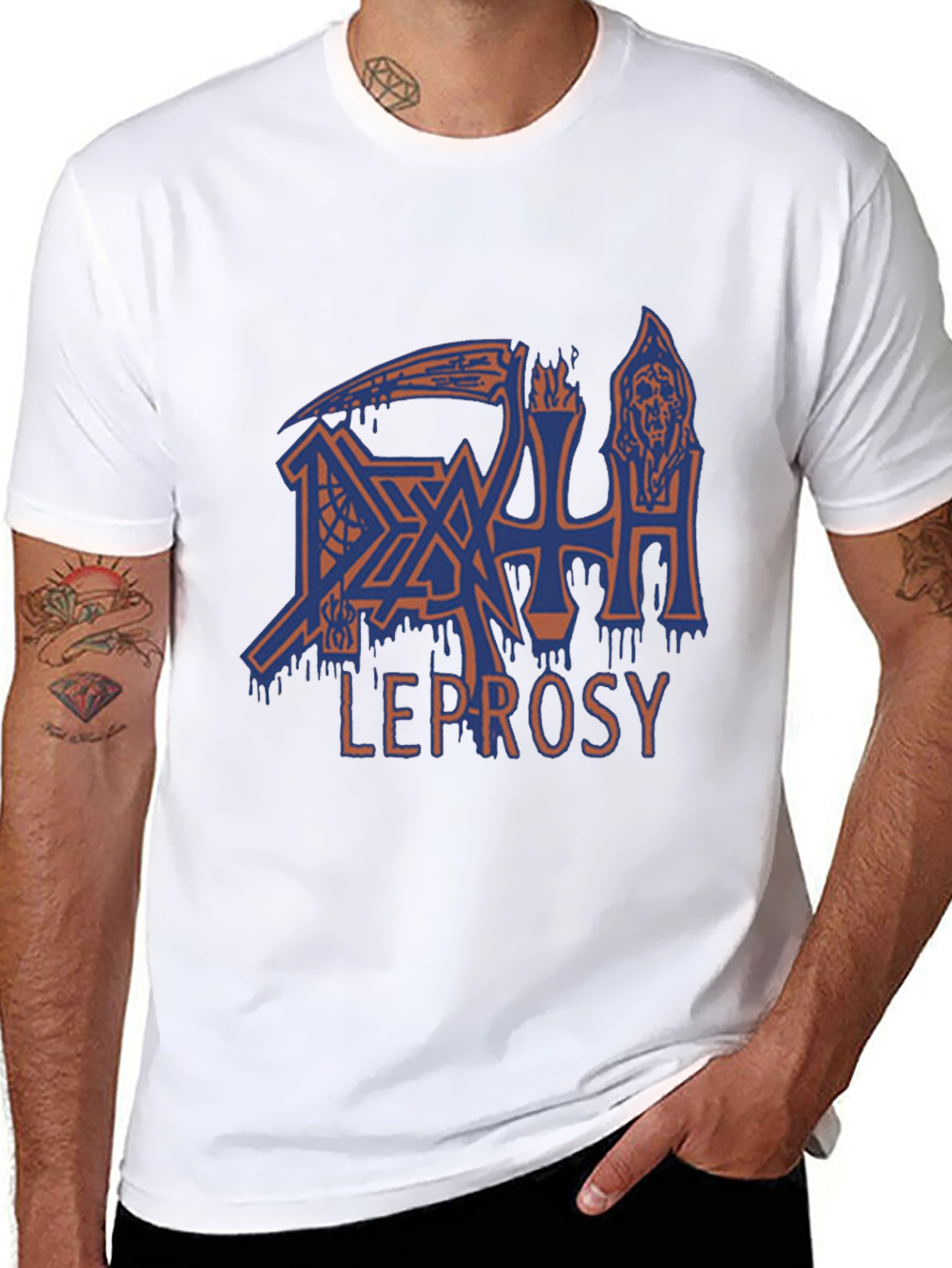 Death Leprosy Band T-Shirt - Classic Album Art
