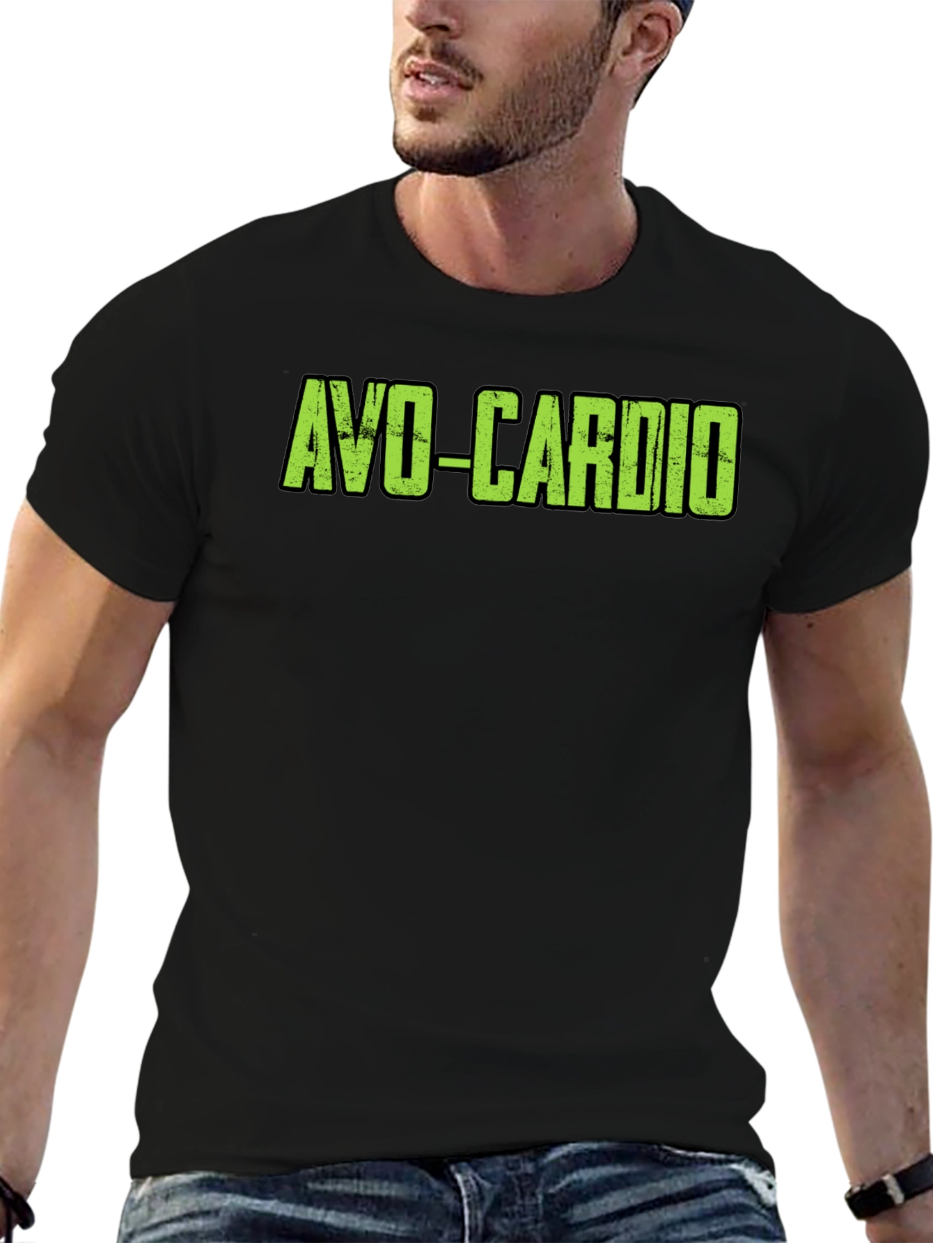 Avo-Cardio T-Shirt - Funny Avocado Gym Workout Tee