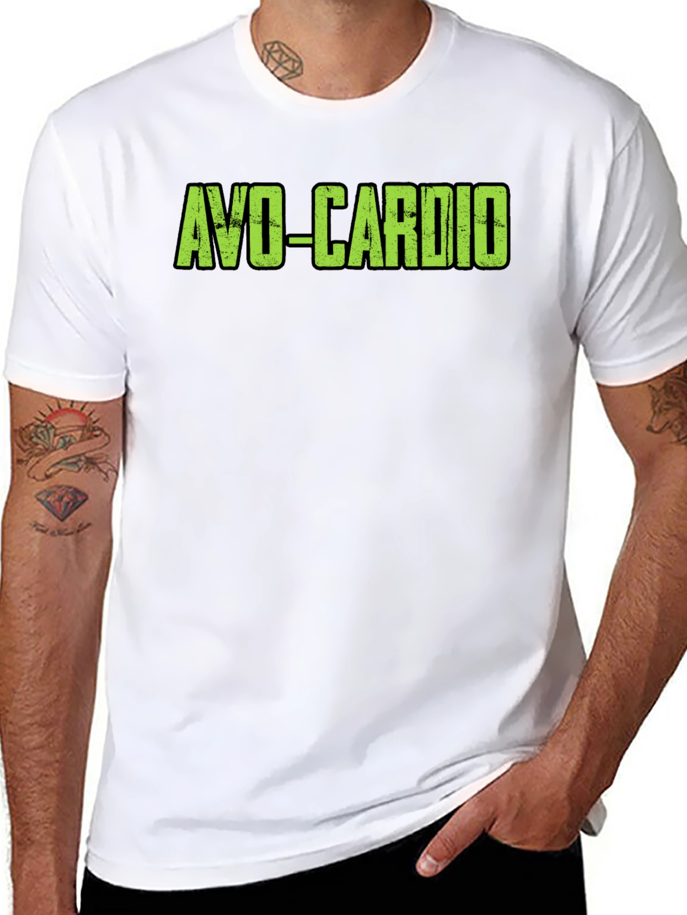 Avo-Cardio T-Shirt - Funny Avocado Gym Workout Tee
