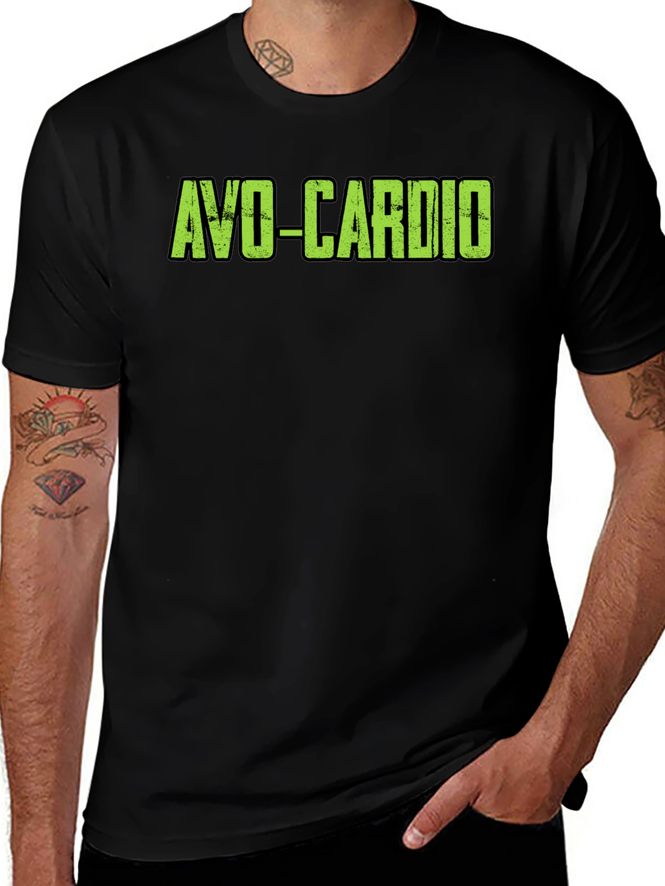 Avo-Cardio T-Shirt - Funny Avocado Gym Workout Tee