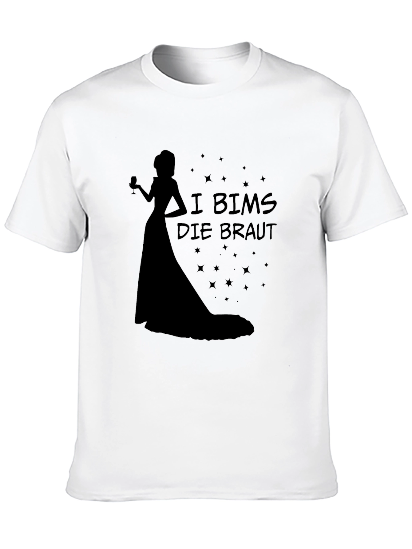 I Bims Die Braut T-Shirt - Black