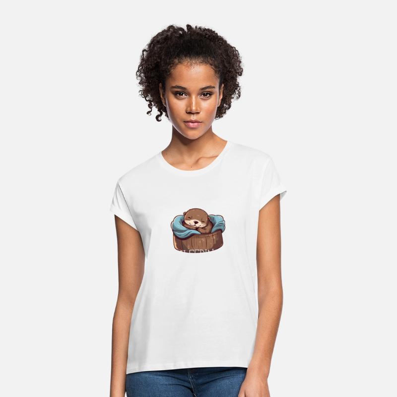 Official sleeping pajama shirt sea otter