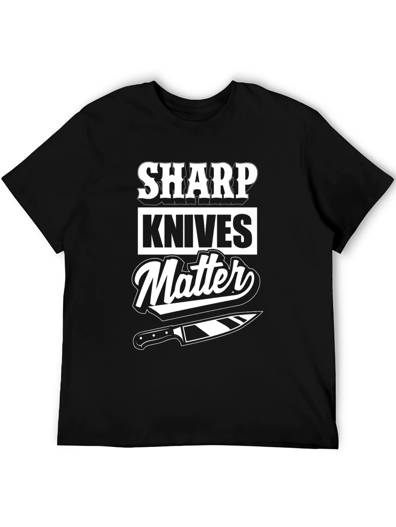Sharp Knives Matter T-Shirt Chef Tee