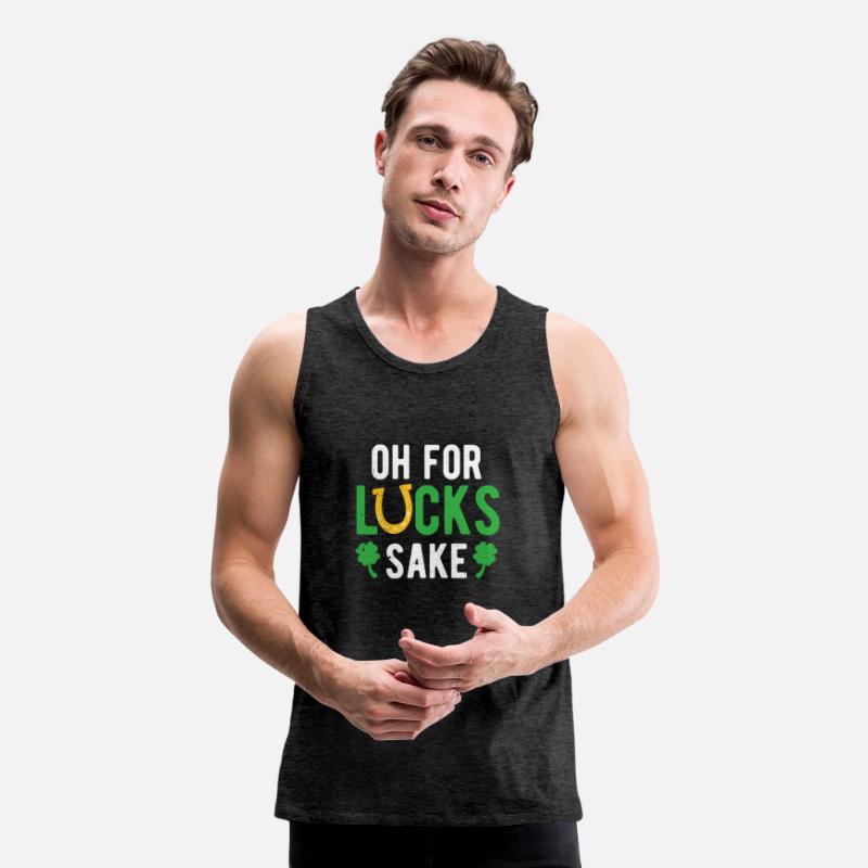 Oh For Lucks Sake Horseshoe Shamrock