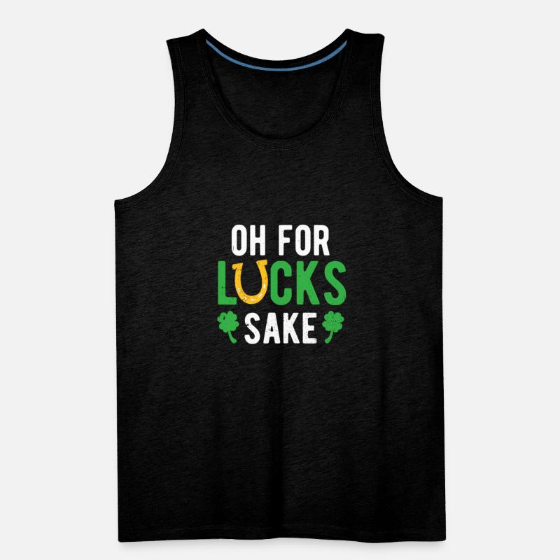 Oh For Lucks Sake Horseshoe Shamrock