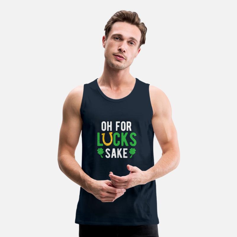 Oh For Lucks Sake Horseshoe Shamrock