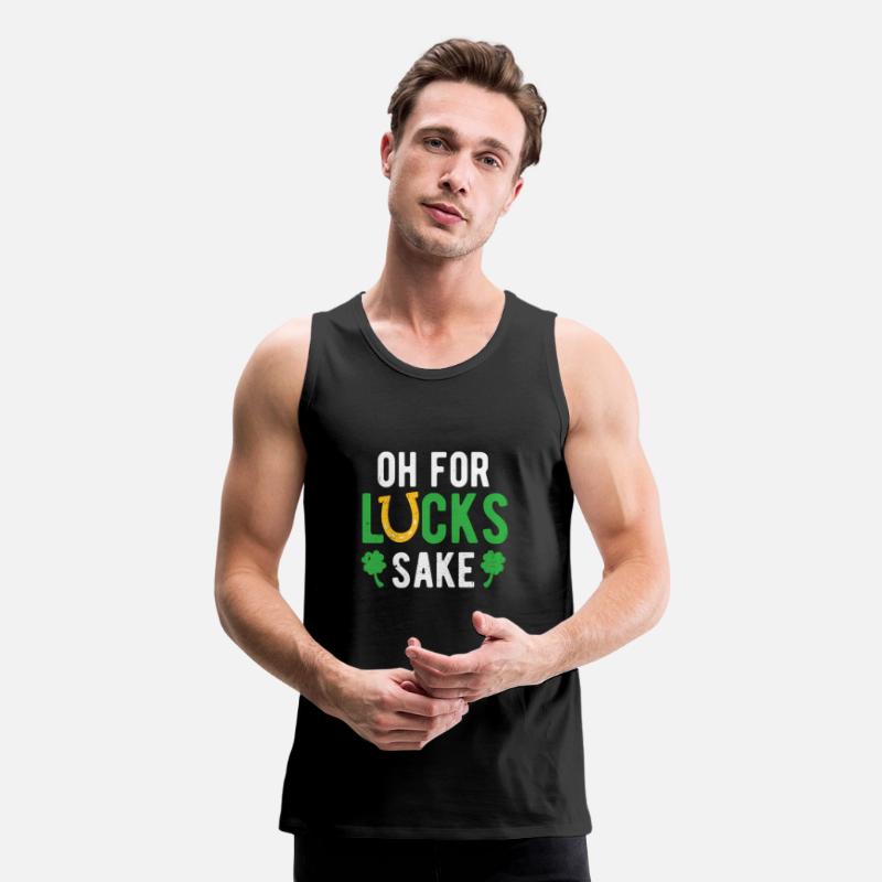 Oh For Lucks Sake Horseshoe Shamrock