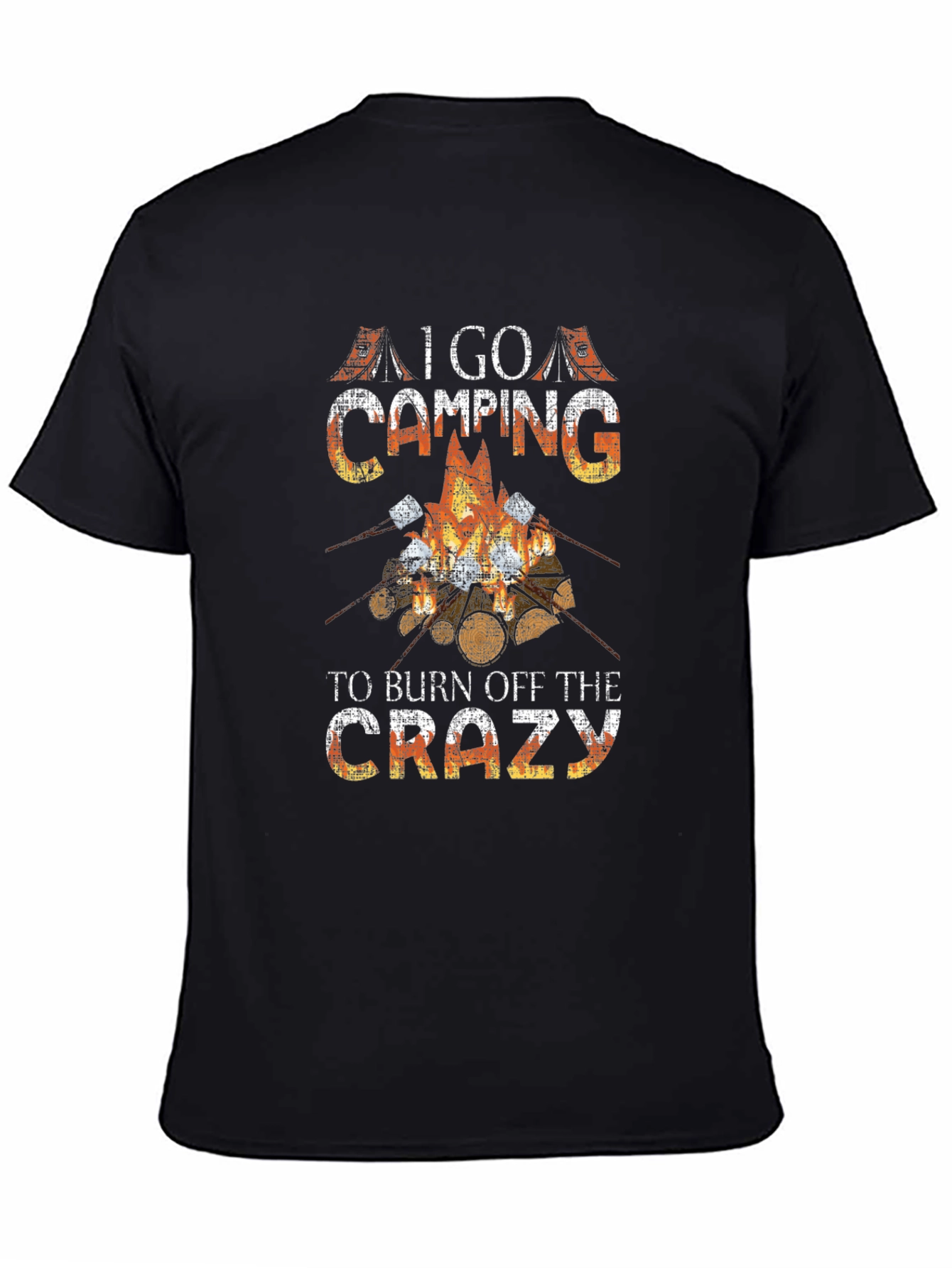 Camping Lover T-Shirt: Burn Off The Crazy