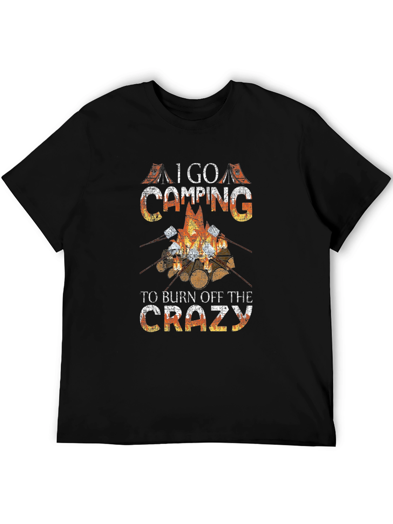 Camping Lover T-Shirt: Burn Off The Crazy