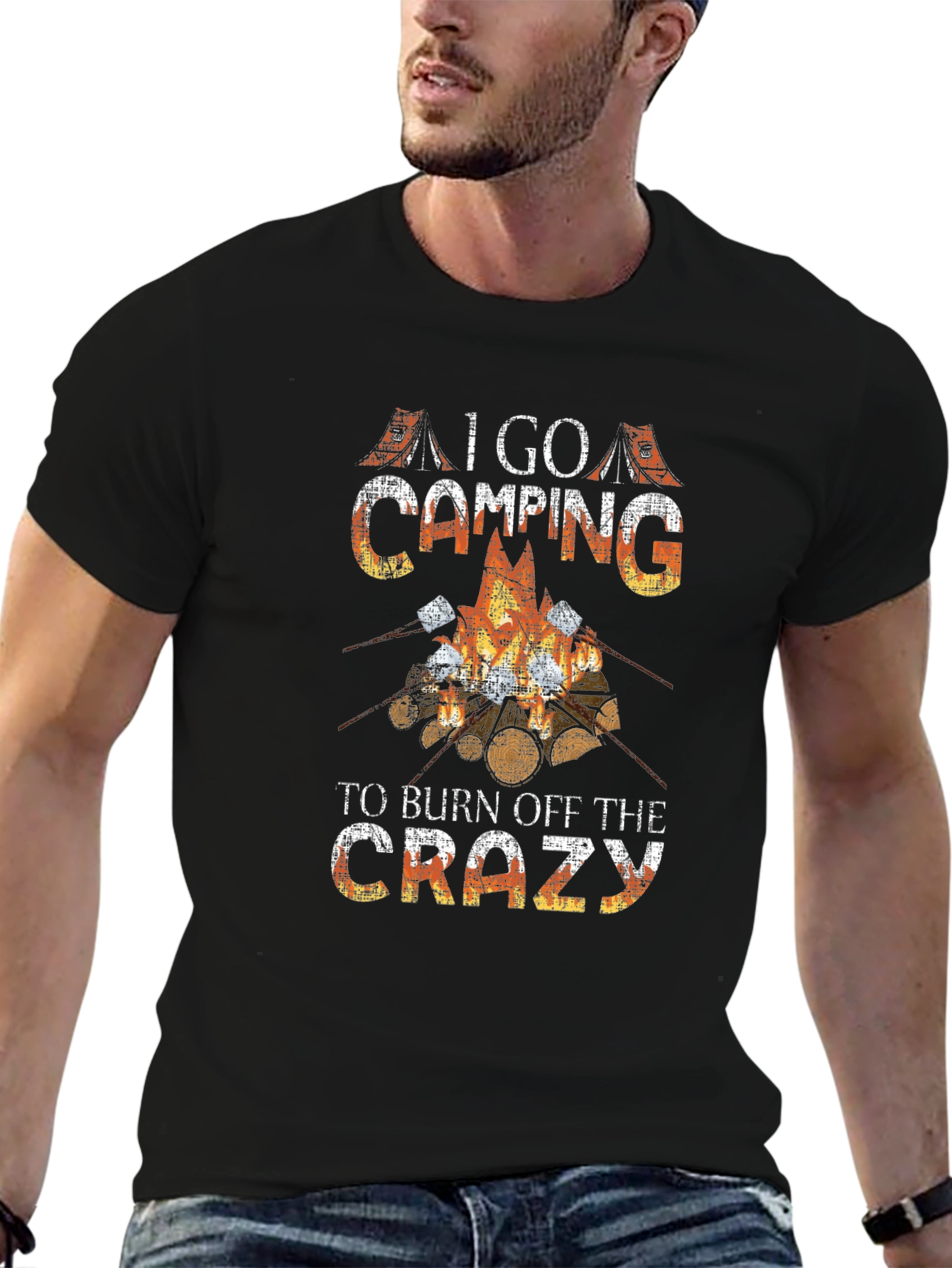 Camping Lover T-Shirt: Burn Off The Crazy