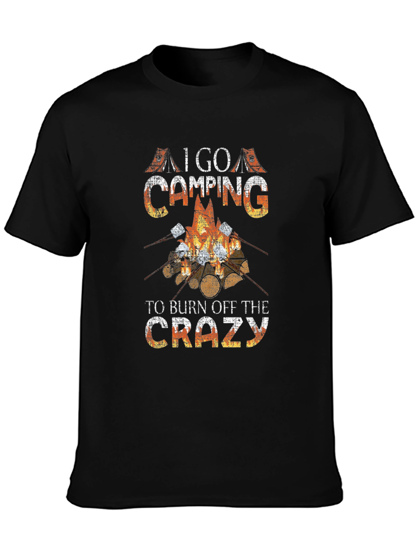 Camping Lover T-Shirt: Burn Off The Crazy