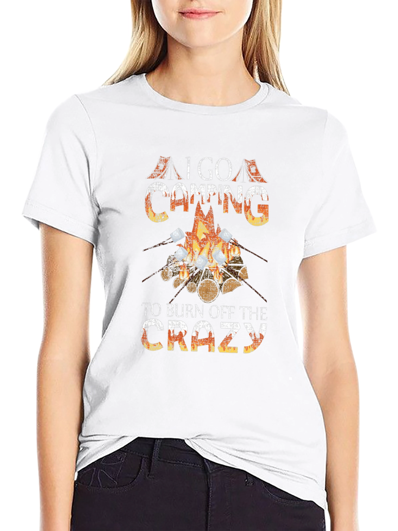 Camping Lover T-Shirt: Burn Off The Crazy
