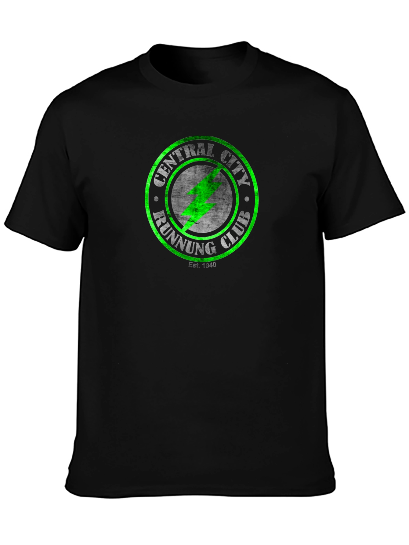 Central City Running Club Black T-Shirt