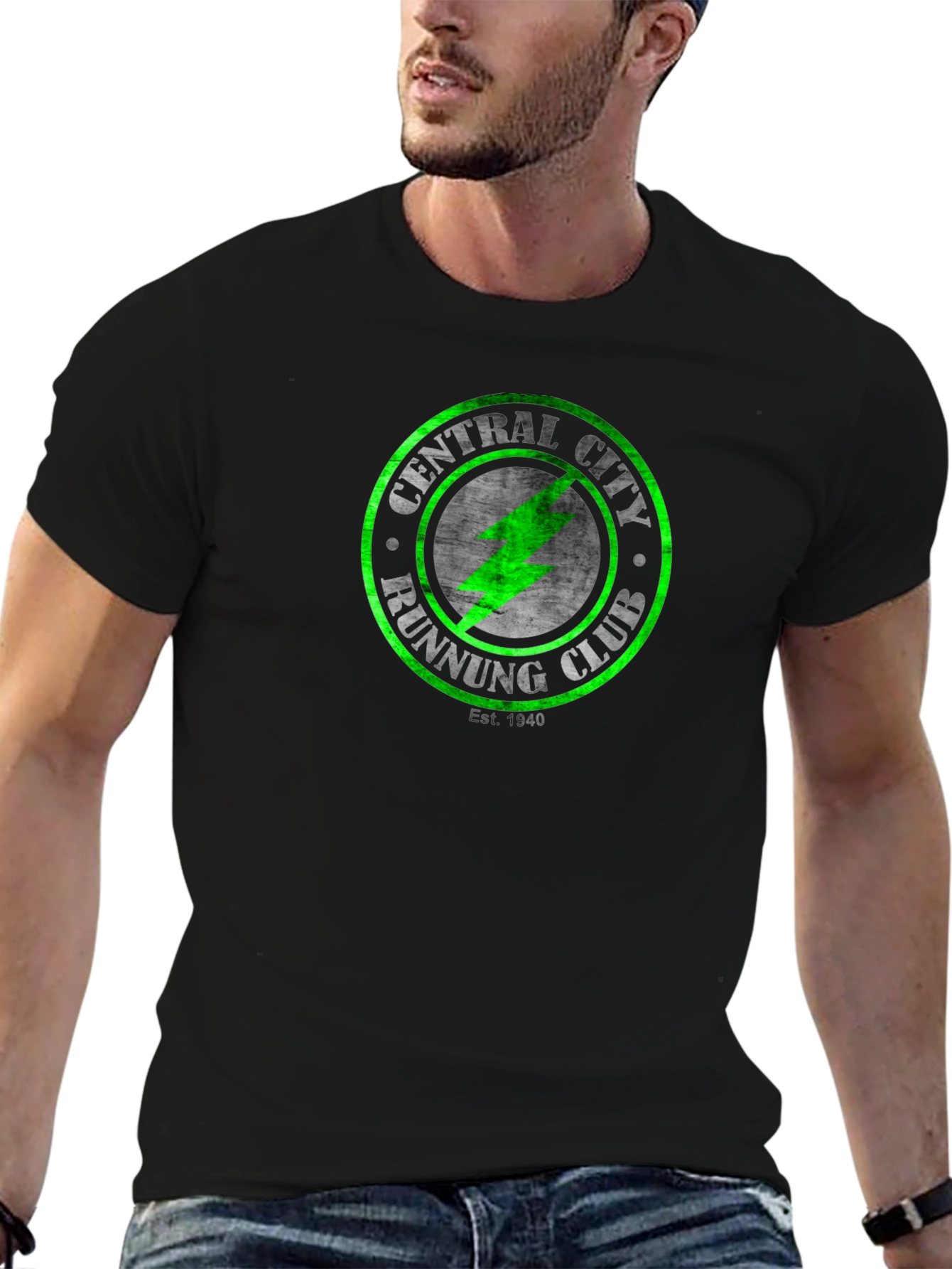 Central City Running Club Black T-Shirt