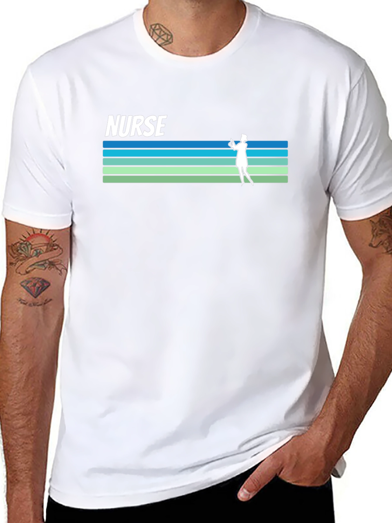 Nurse Graphic Tee - Black